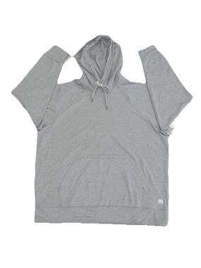 VUORI HALO OVERSIZED HOODIE PALE GREY HEATHER COLOR MEDIUM